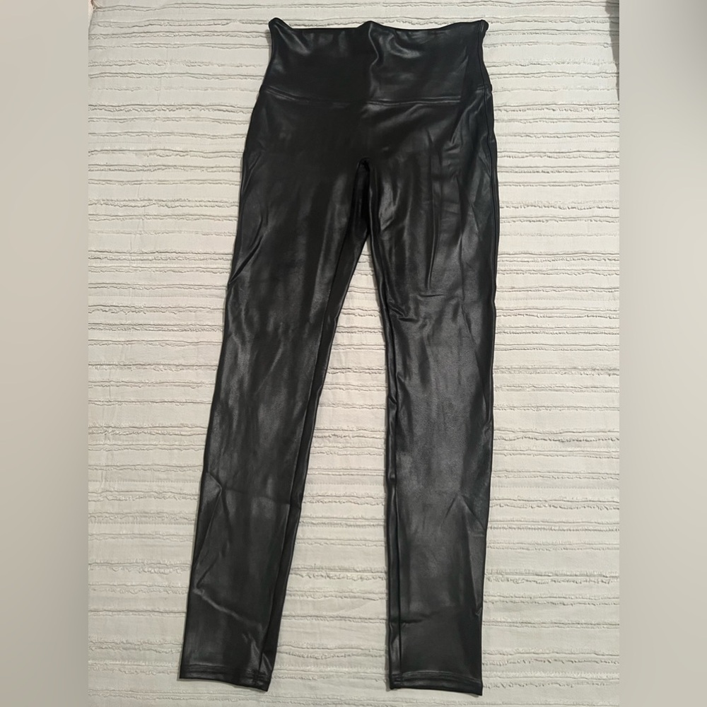 Spanx faux leather leggings